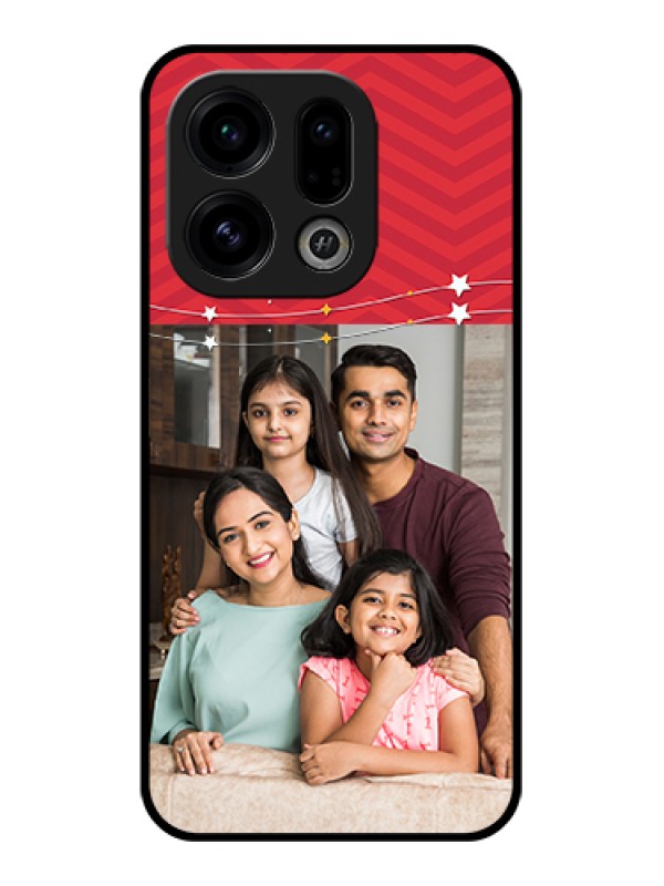 Custom Oppo Find X9 5G Custom Glass Phone Case - Happy Family Design