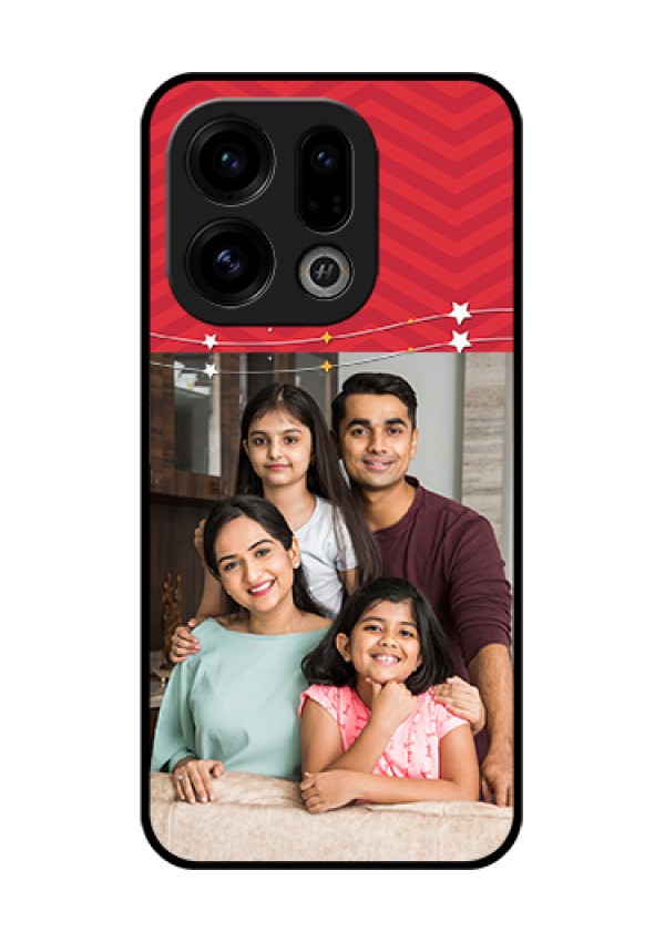 Oppo Find X9 5G Custom Glass Phone Case - Happy Family Design