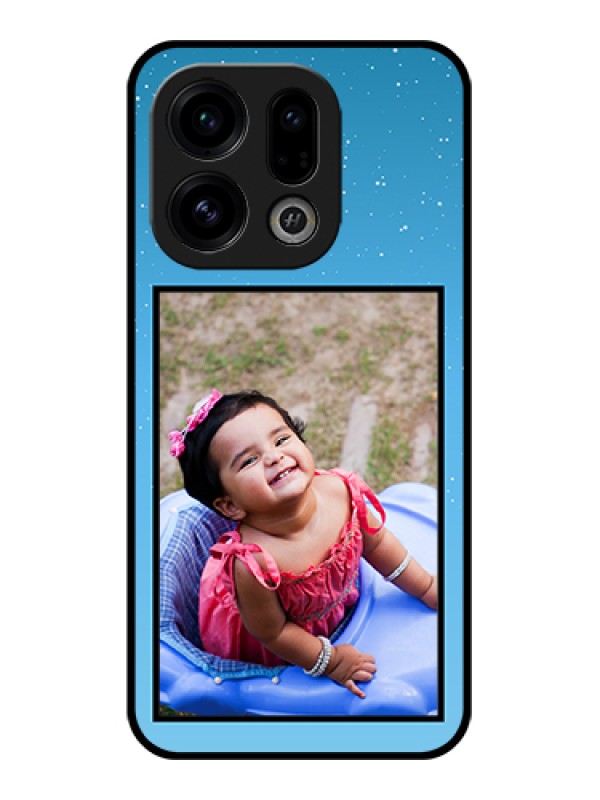 Custom Oppo Find X9 5G Custom Glass Phone Case - Wave Pattern Colorful Design