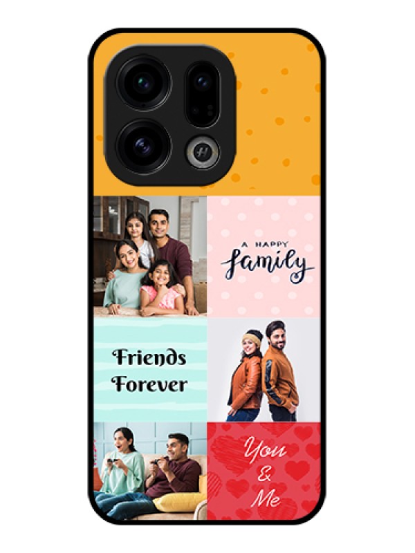 Custom Oppo Find X9 5G Custom Glass Phone Case - Images With Quotes Design