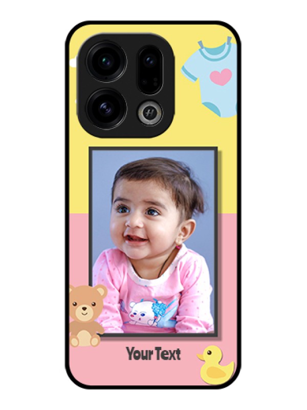 Custom Oppo Find X9 5G Custom Glass Phone Case - Kids 2 Color Design