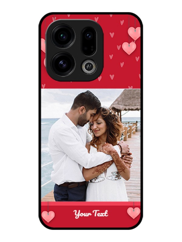 Custom Oppo Find X9 5G Custom Glass Phone Case - Valentines Day Design