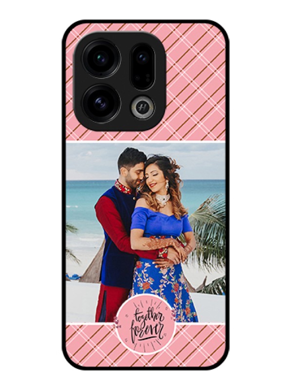Custom Oppo Find X9 5G Custom Glass Phone Case - Together Forever Design