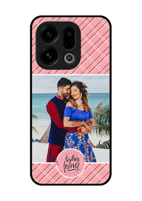 Oppo Find X9 5G Custom Glass Phone Case - Together Forever Design