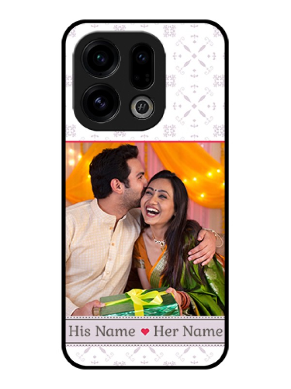 Custom Oppo Find X9 5G Custom Glass Phone Case - With Photo And Ethnic Design