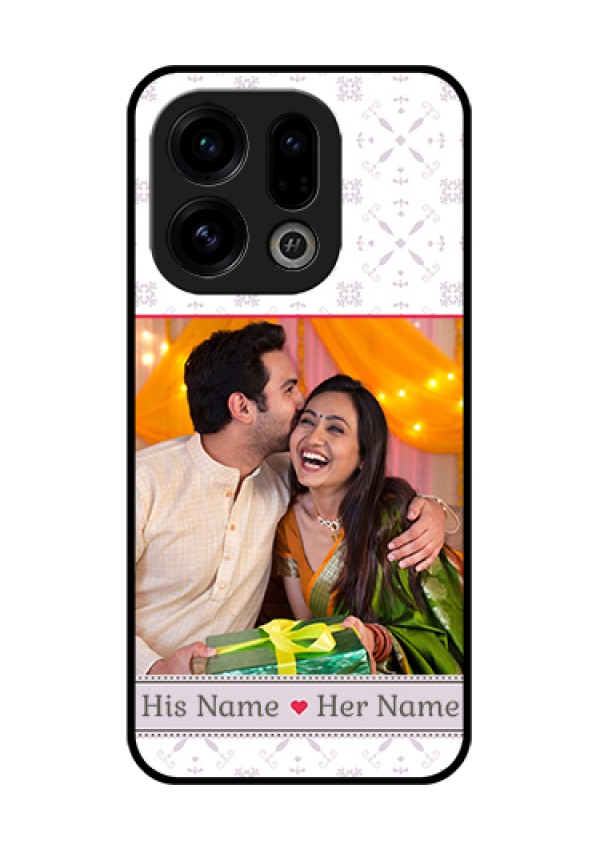 Oppo Find X9 5G Custom Glass Phone Case - With Photo And Ethnic Design