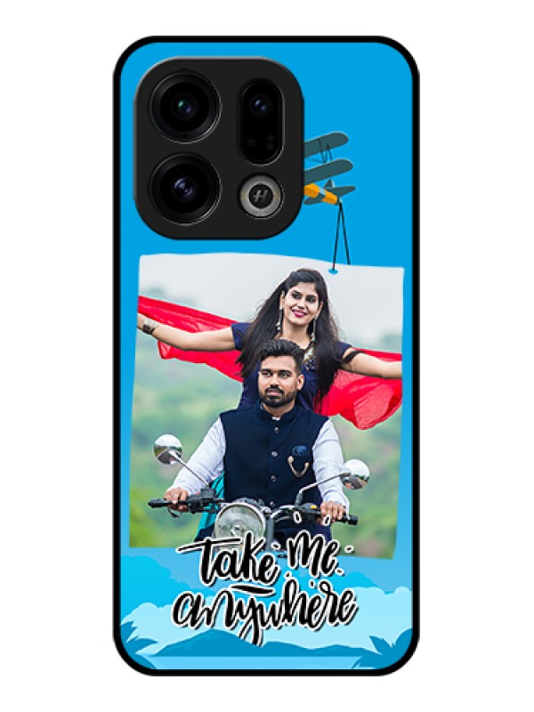 Custom Oppo Find X9 5G Custom Glass Phone Case - Traveller Design