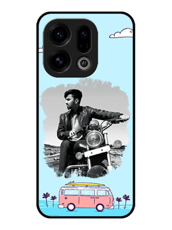 Custom Oppo Find X9 5G Custom Glass Phone Case - Travel & Adventure Design
