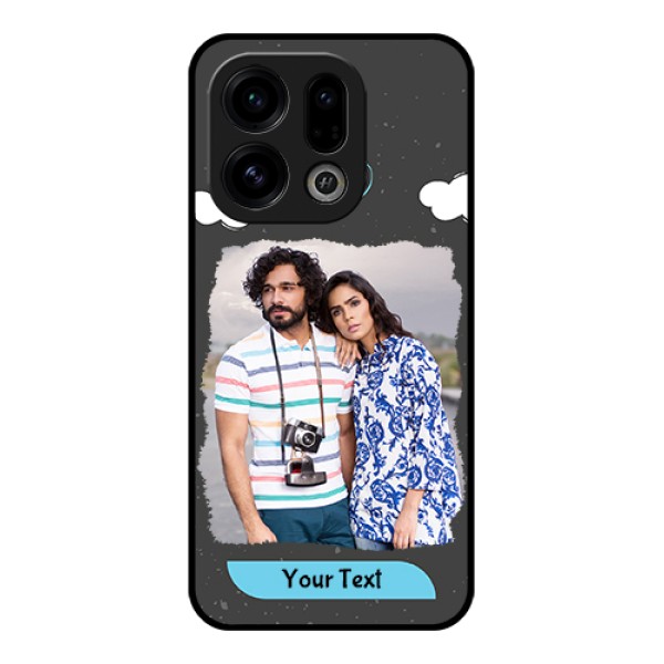 Oppo Find X9 5G Custom Glass Phone Case - Splashes With Love Doodles Design Oppo Find X9 5G Custom Glass Phone Case - Splashes With Love Doodles Design