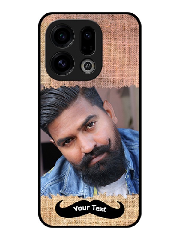 Custom Oppo Find X9 5G Custom Glass Phone Case - With Texture Design