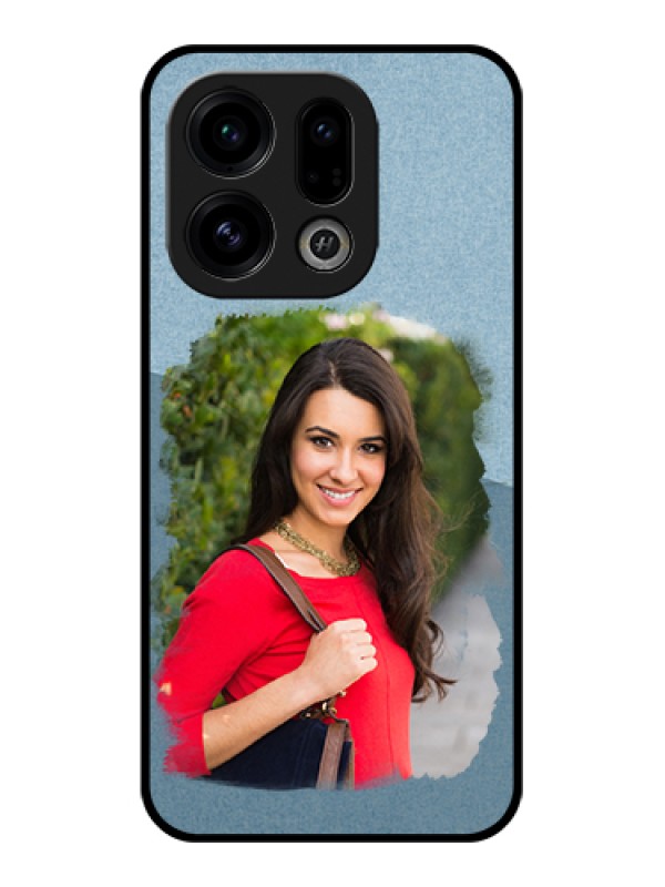 Custom Oppo Find X9 5G Custom Glass Phone Case - Grunge Line Art Design