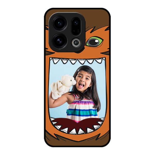 Oppo Find X9 5G Custom Glass Phone Case - Owl Monster Back Case Design Oppo Find X9 5G Custom Glass Phone Case - Owl Monster Back Case Design