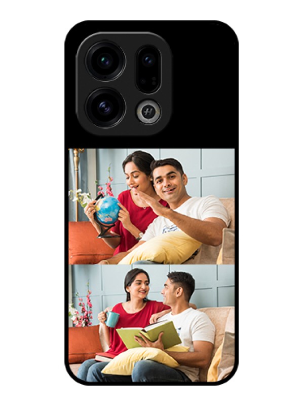 Custom Oppo Find X9 5G Custom Glass Phone Case - 2 Images Design