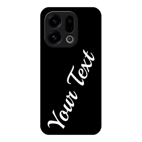 Oppo Find X9 5G Custom Glass Phone Case - With Your Name Design