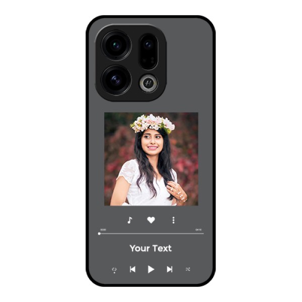 Oppo Find X9 5G Custom Glass Phone Case - Play The Music Design