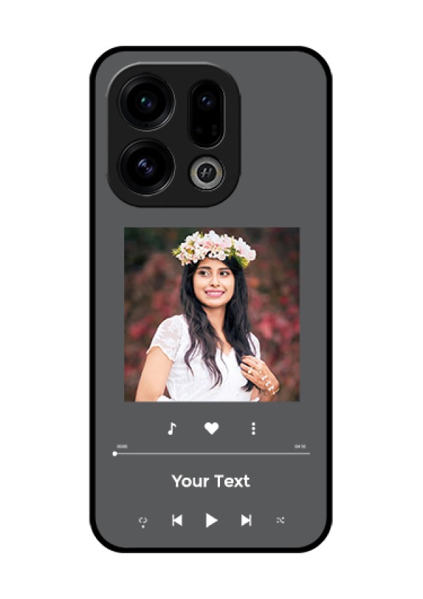 Oppo Find X9 5G Custom Glass Phone Case - Play The Music Design
