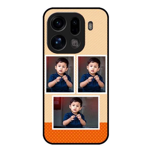 Oppo Find X9 Pro 5G Custom Glass Phone Case - Bulk Photos Upload Design