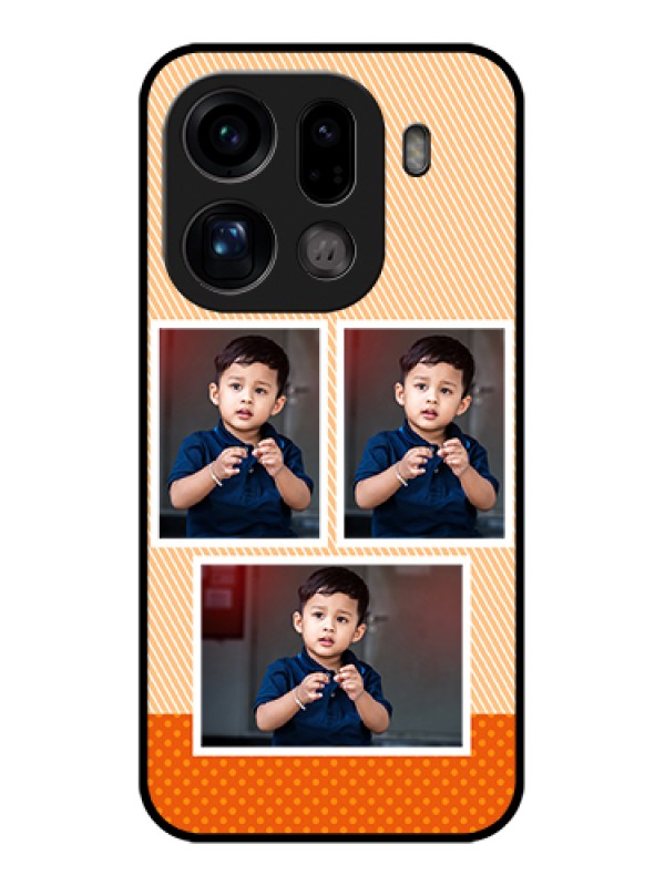 Custom Oppo Find X9 Pro 5G Custom Glass Phone Case - Bulk Photos Upload Design