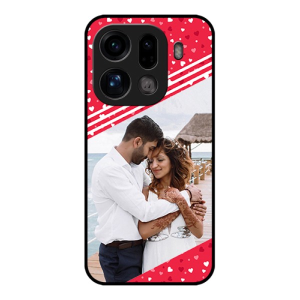 Oppo Find X9 Pro 5G Custom Glass Phone Case - Valentines Gift Design
