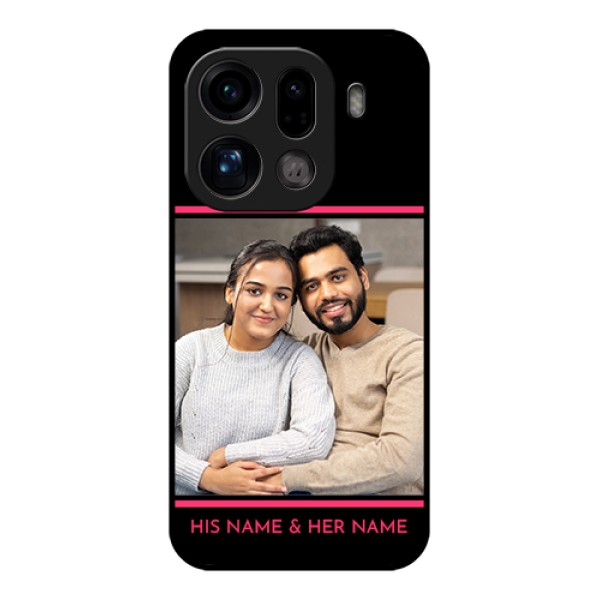 Oppo Find X9 Pro 5G Custom Glass Phone Case - With Add Text Design