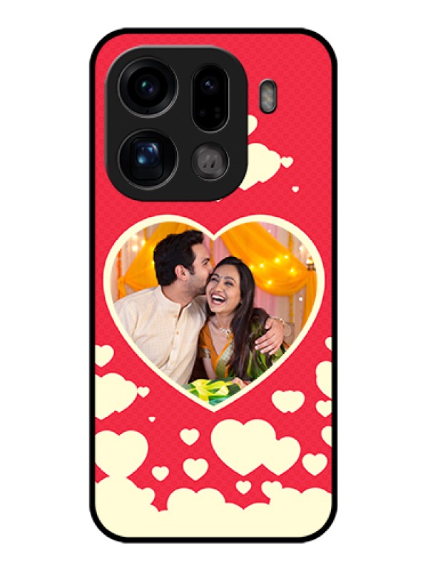 Custom Oppo Find X9 Pro 5G Custom Glass Phone Case - Love Symbols Phone Cover Design
