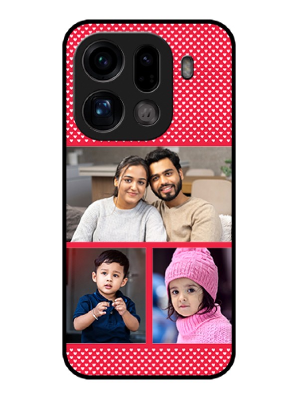 Custom Oppo Find X9 Pro 5G Custom Glass Phone Case - Bulk Photo Upload Design