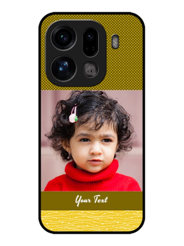 Custom Oppo Find X9 Pro 5G Custom Glass Phone Case - Simple Green Color Design