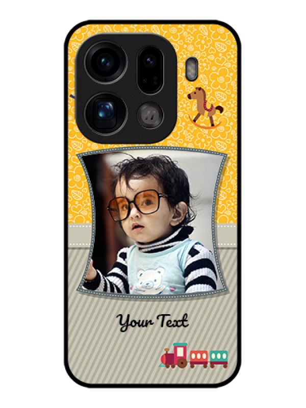 Custom Oppo Find X9 Pro 5G Custom Glass Phone Case - Baby Picture Upload Design