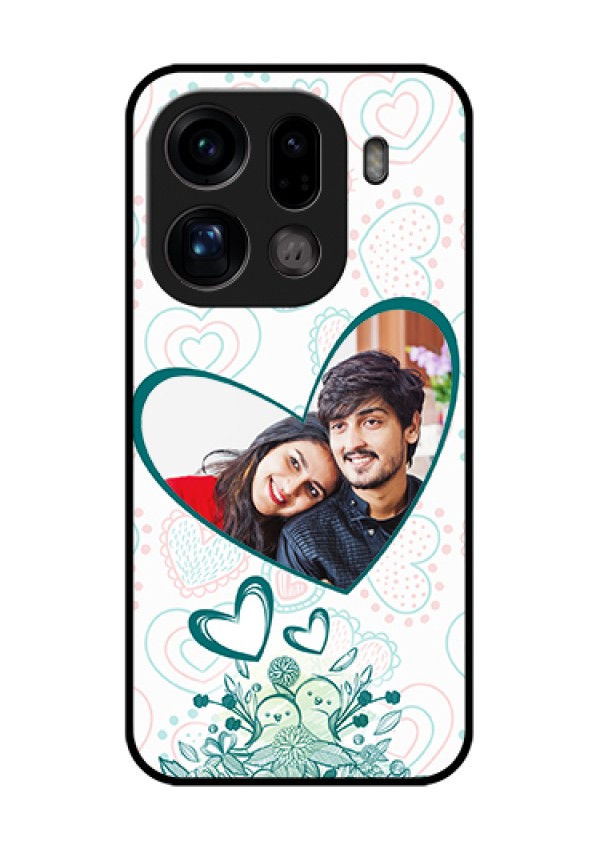 Oppo Find X9 Pro 5G Custom Glass Phone Case - Premium Couple Design