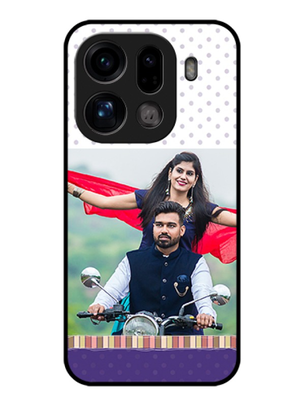 Custom Oppo Find X9 Pro 5G Custom Glass Phone Case - Cute Family Design