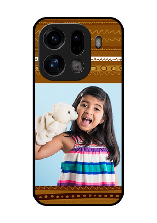 Oppo Find X9 Pro 5G Custom Glass Phone Case - Friends Picture Upload Design