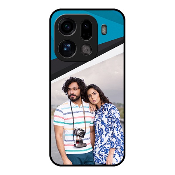 Oppo Find X9 Pro 5G Custom Glass Phone Case - Simple Pattern Photo Upload Design Oppo Find X9 Pro 5G Custom Glass Phone Case - Simple Pattern Photo Upload Design
