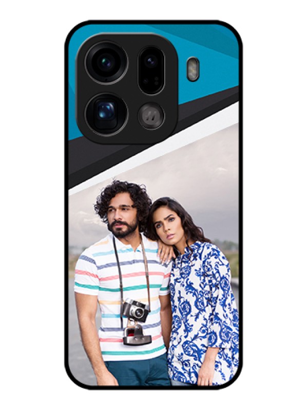 Custom Oppo Find X9 Pro 5G Custom Glass Phone Case - Simple Pattern Photo Upload Design