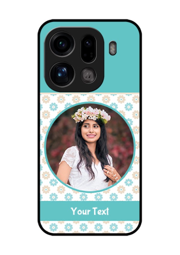 Oppo Find X9 Pro 5G Custom Glass Phone Case - Beautiful Flowers Design