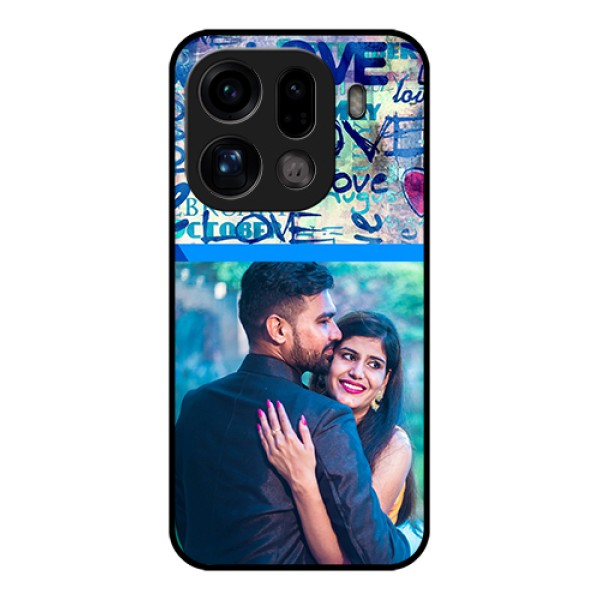 Oppo Find X9 Pro 5G Custom Glass Phone Case - Colorful Love Design