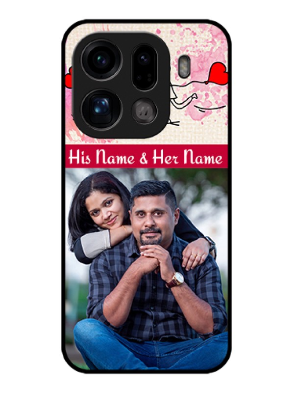 Custom Oppo Find X9 Pro 5G Custom Glass Phone Case - You And Me Case Design