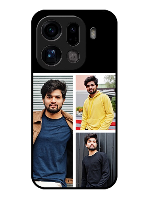 Custom Oppo Find X9 Pro 5G Custom Glass Phone Case - Upload Multiple Picture Design