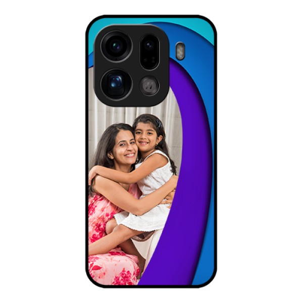 Oppo Find X9 Pro 5G Custom Glass Phone Case - Simple Pattern Design