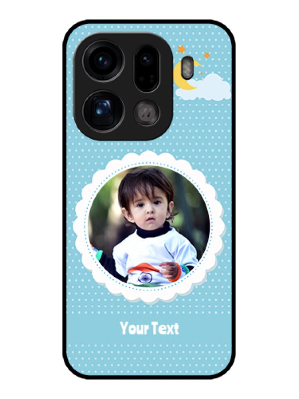 Custom Oppo Find X9 Pro 5G Custom Glass Phone Case - Violet Pattern Design
