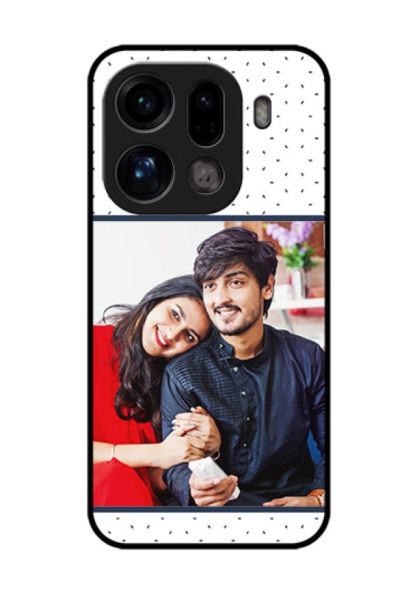 Oppo Find X9 Pro 5G Custom Glass Phone Case - Premium Dot Design