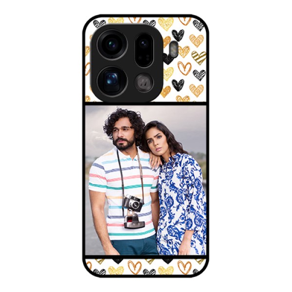 Oppo Find X9 Pro 5G Custom Glass Phone Case - Love Symbol Design