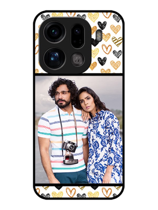 Custom Oppo Find X9 Pro 5G Custom Glass Phone Case - Love Symbol Design