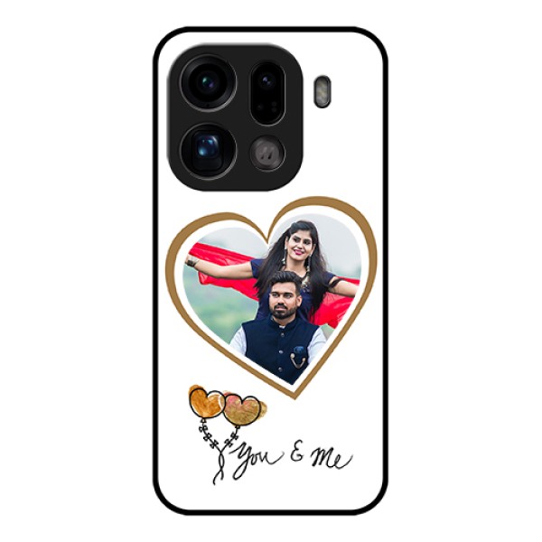 Oppo Find X9 Pro 5G Custom Glass Phone Case - You & Me Design