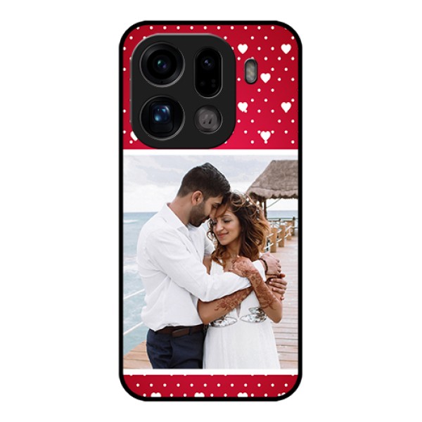 Oppo Find X9 Pro 5G Custom Glass Phone Case - Hearts Mobile Case Design Oppo Find X9 Pro 5G Custom Glass Phone Case - Hearts Mobile Case Design