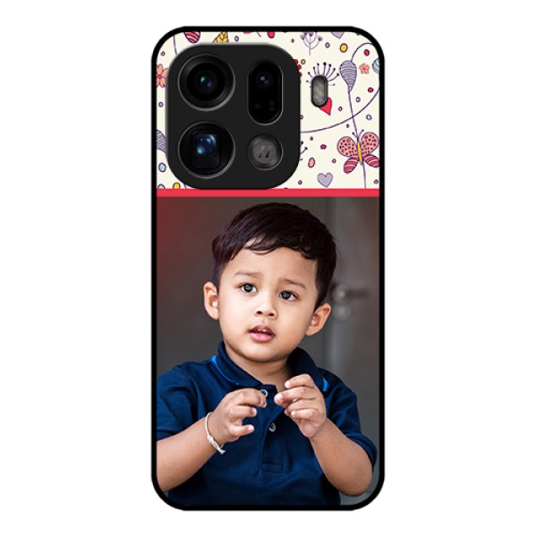 Oppo Find X9 Pro 5G Custom Glass Phone Case - Premium Floral Design