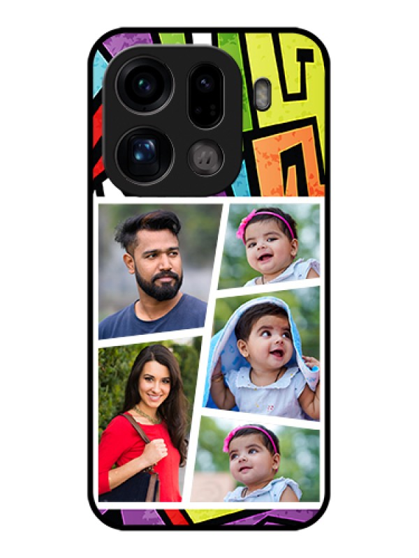 Custom Oppo Find X9 Pro 5G Custom Glass Phone Case - Graffiti Pattern Design