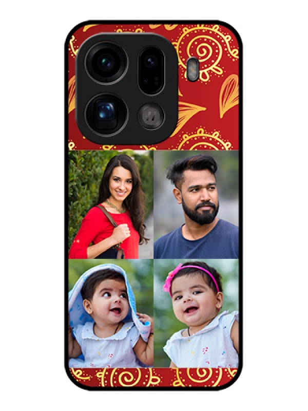 Custom Oppo Find X9 Pro 5G Custom Glass Phone Case - 4 Image Traditional Design
