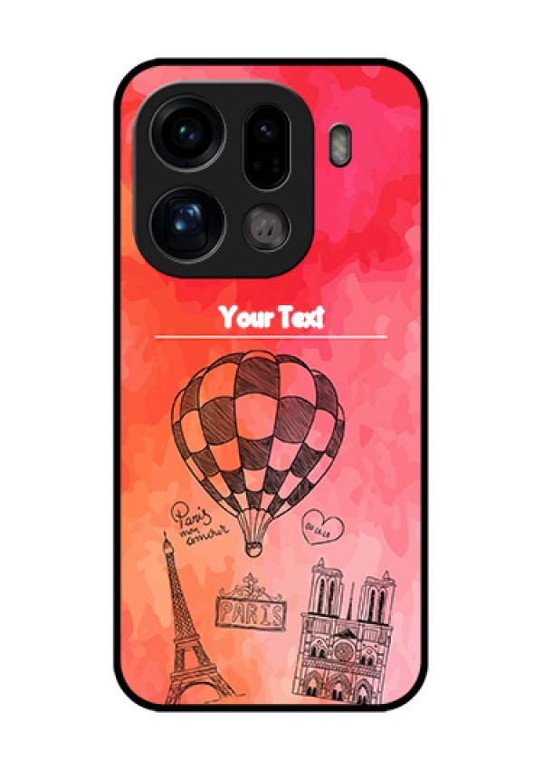 Oppo Find X9 Pro 5G Custom Glass Phone Case - Paris Theme Design
