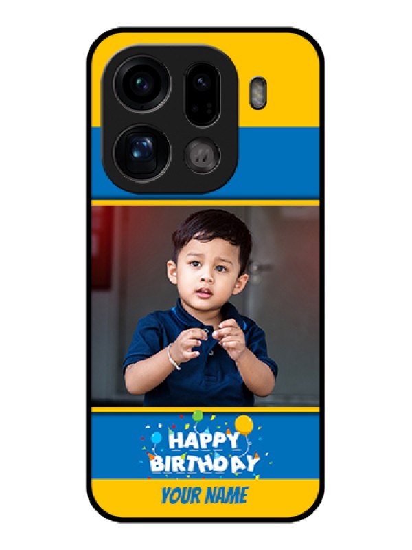 Custom Oppo Find X9 Pro 5G Custom Glass Phone Case - Birthday Wishes Design
