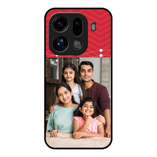 Oppo Find X9 Pro 5G Custom Glass Phone Case - Happy Family Design